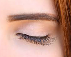 women eyebrow